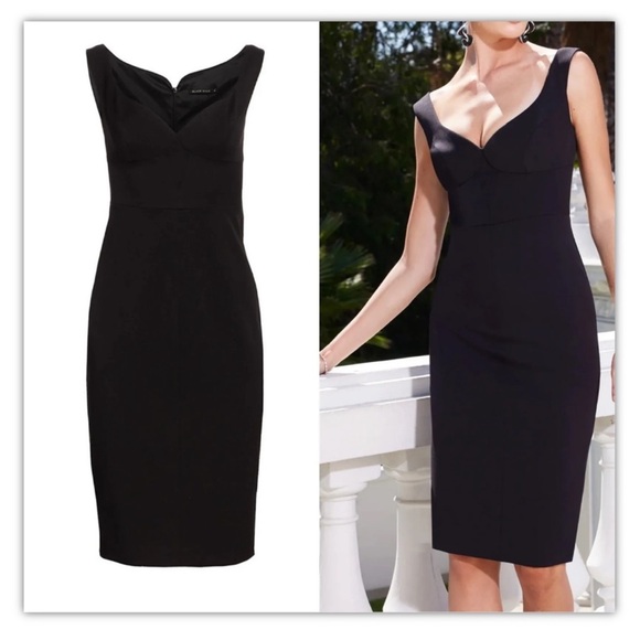 Black Halo - Ally Sheath in White size 8 - Picture 4 of 9